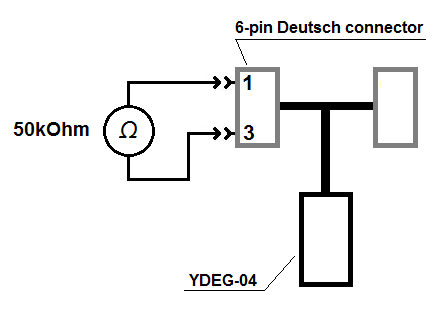 YDEG-04 test circuit for measuring transceiver input resistance