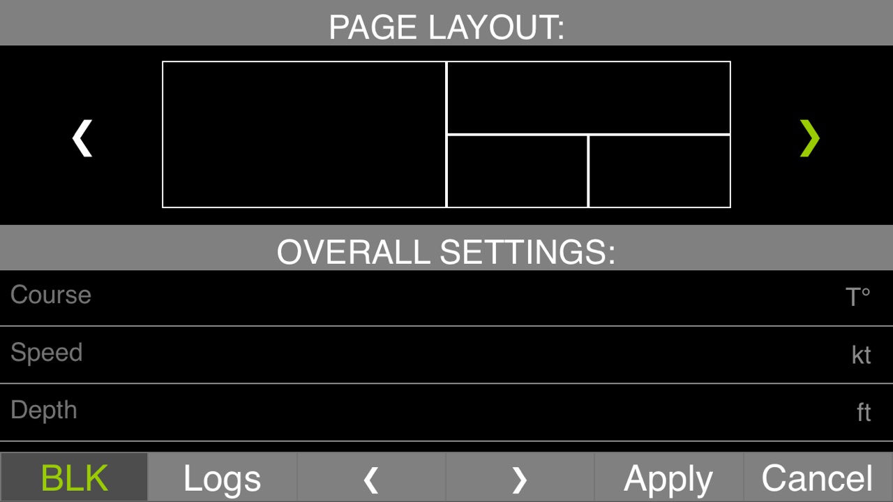 Customization of a data page layout