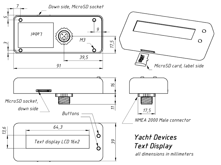 Drawing of the Text Display