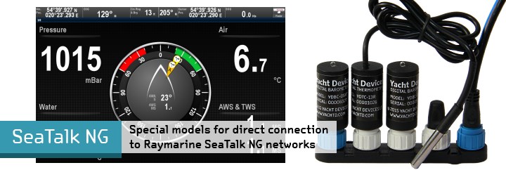 Networks or RayMarine SeaTalk NG Yacht Devices Boat Barometer YDBC-05 for NMEA 2000 DeviceNet