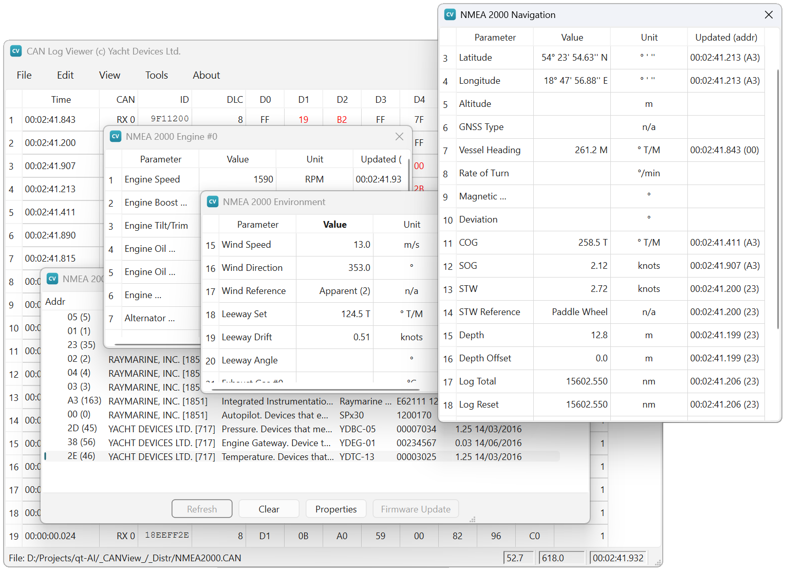 Can log viewer YDVR Converter 1.80
