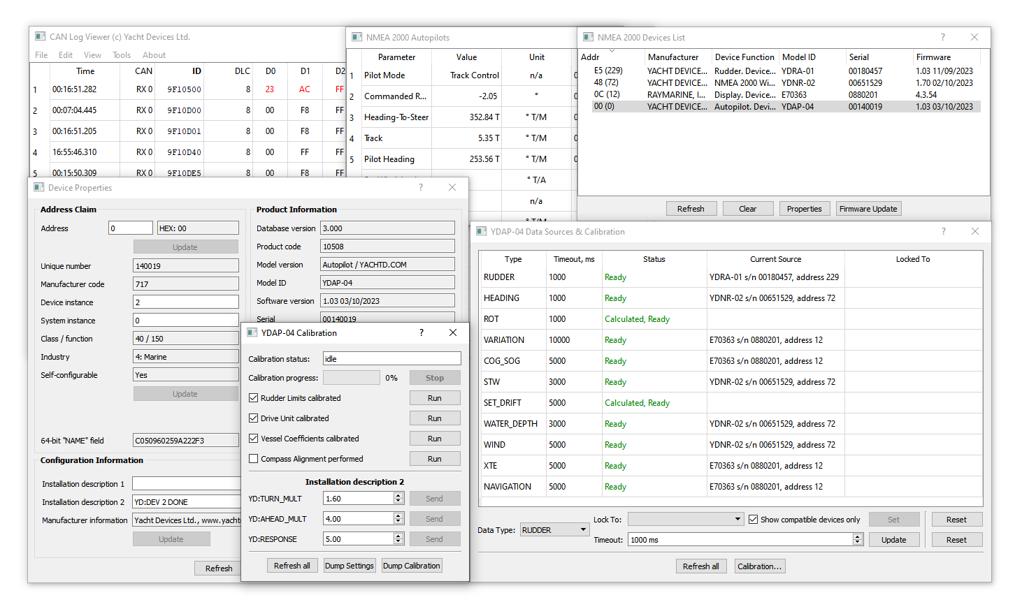 Commissioning with CAN Log Viewer