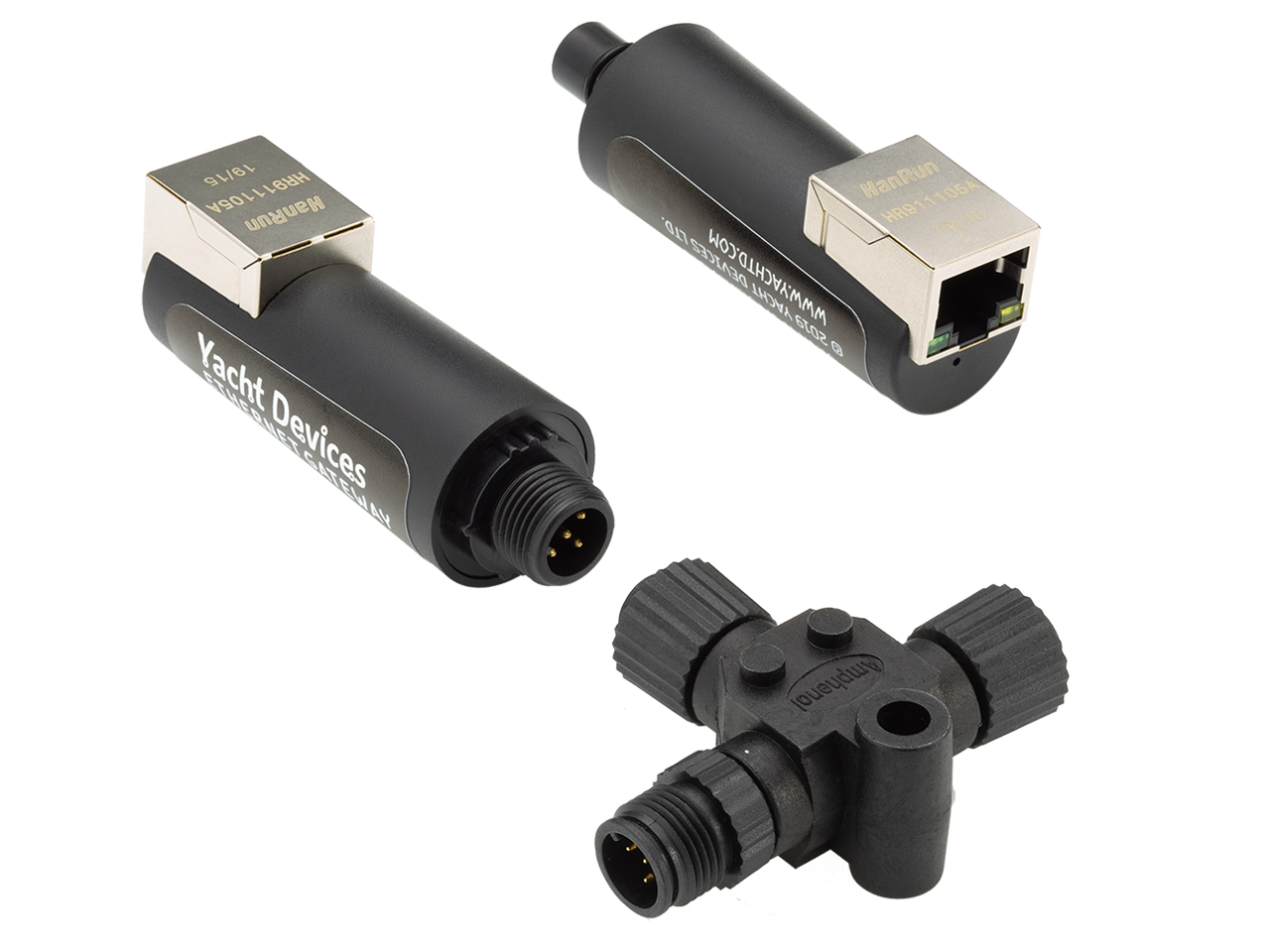 Device connectors and NMEA 2000 T-connector