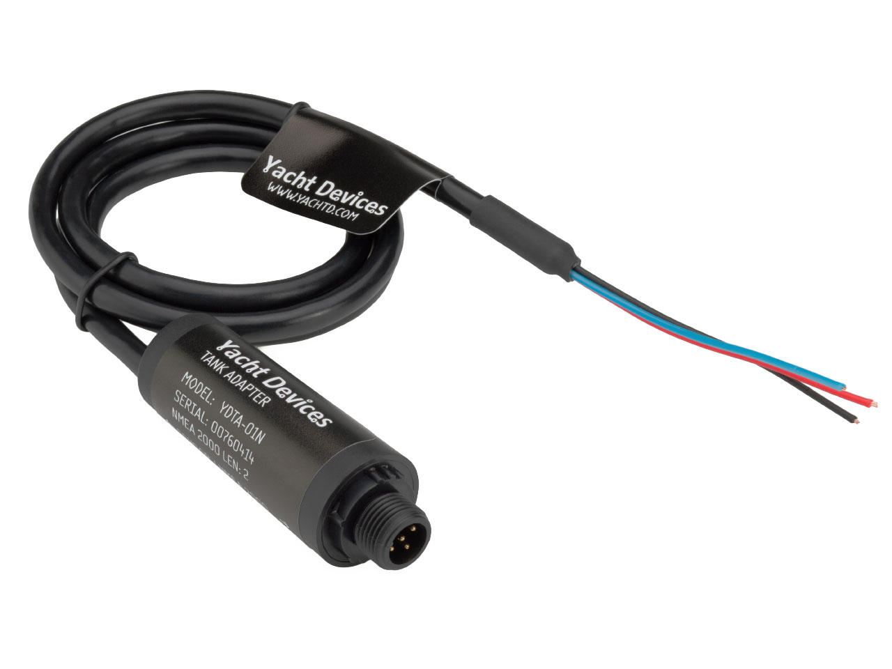 YDTA-01N model, with NMEA 2000 Micro Male connector
