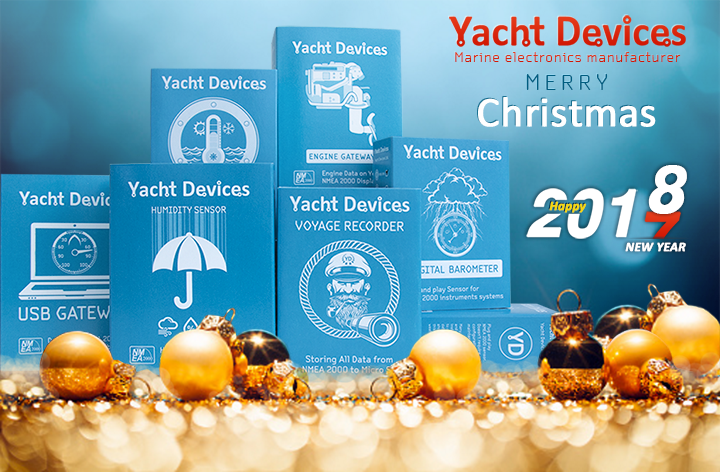 Happy New Year and Merry Christmas from Yacht Devices