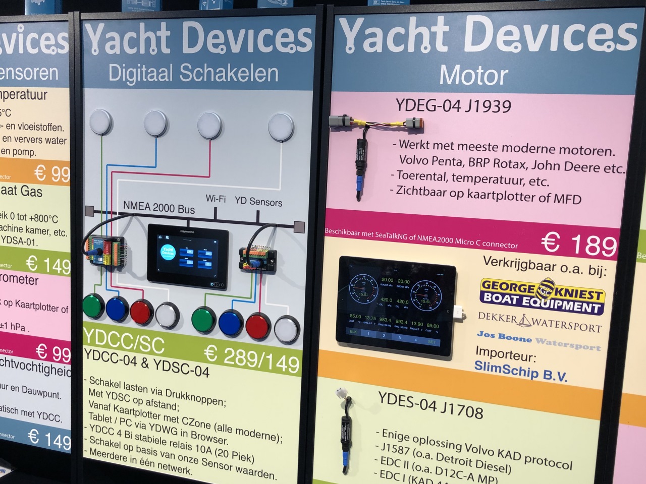 Demostration of Yacht Devices digital switching products