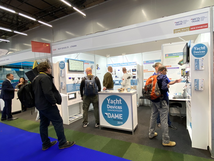 Yacht Devices booth at METS Trade 2019