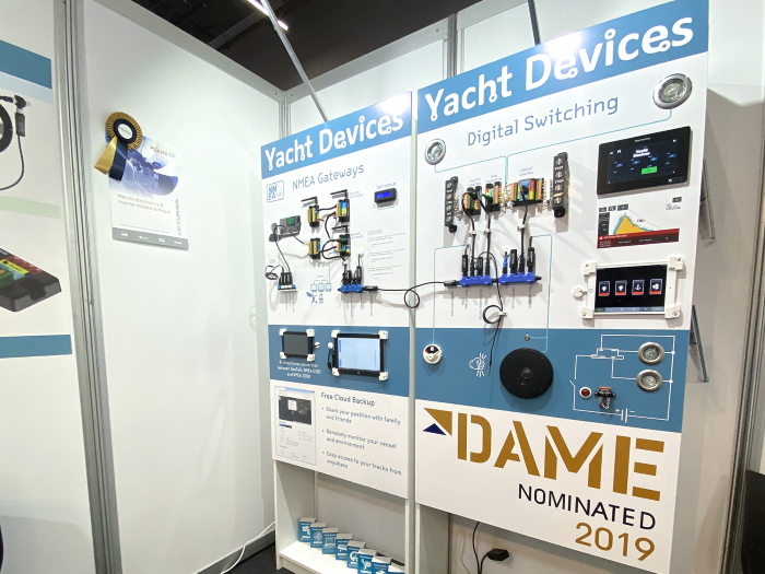 Yacht Devices booth at METS Trade 2019