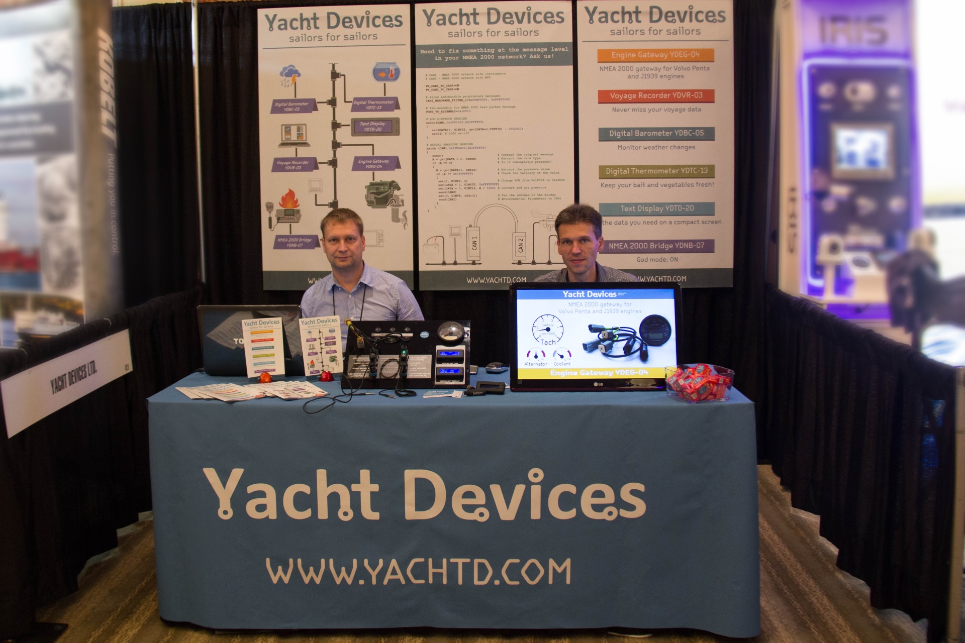 Yacht Devices booth at NMEA 2016 Expo